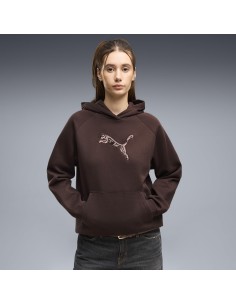 PUMA MUJER SUDADERA ESS SEQUINS STANDARD HOODIE FL AW26 2