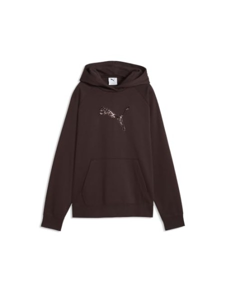 PUMA MUJER SUDADERA ESS SEQUINS STANDARD HOODIE FL AW26