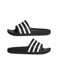 CHANCLA ADILETTE AQUA K NEGRO/BLANCO