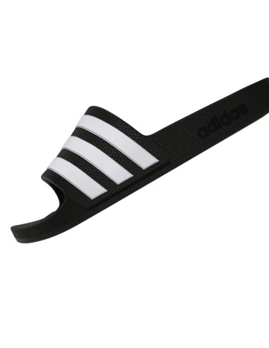 CHANCLA ADILETTE AQUA K NEGRO/BLANCO