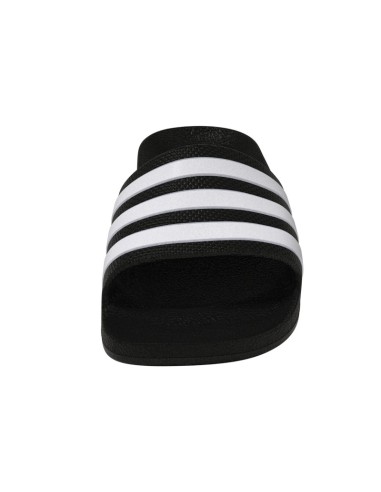 CHANCLA ADILETTE AQUA K NEGRO/BLANCO