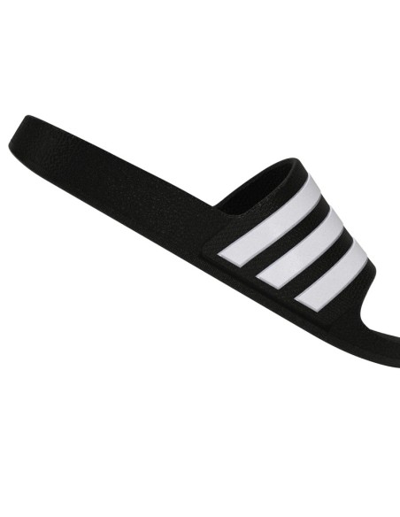 CHANCLA ADILETTE AQUA K NEGRO/BLANCO