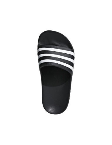 CHANCLA ADILETTE AQUA K NEGRO/BLANCO
