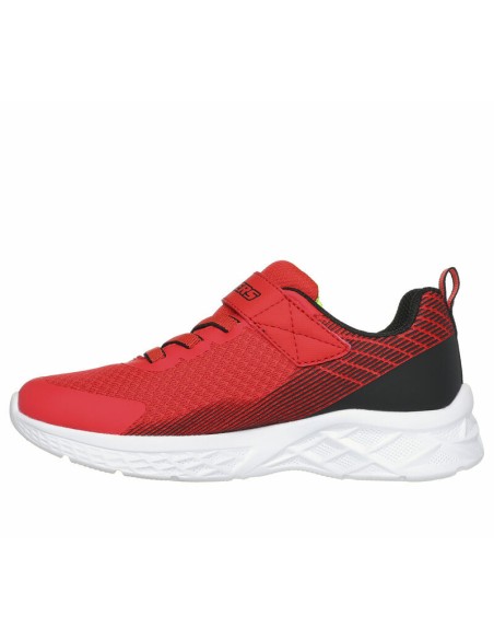 Calzado multideporte SKECHERS-MICROSPEC II - ZOVRI-403924LRDBK-ROJO-NEGRO-NIÑO