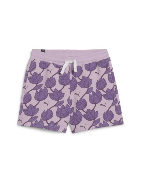PUMA SHORT GRAPE MIST NIÑA