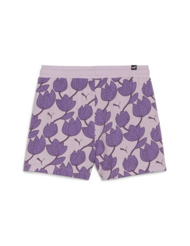 PUMA SHORT GRAPE MIST NIÑA