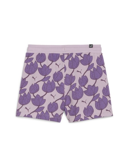 PUMA SHORT GRAPE MIST NIÑA