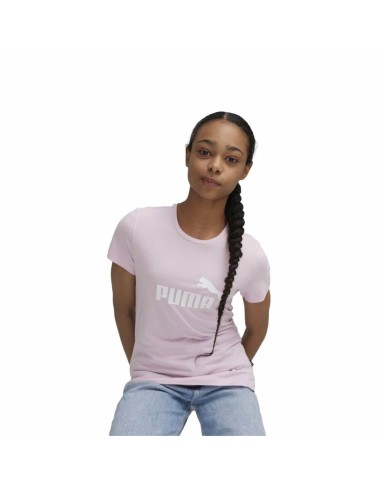 Camiseta de manga corta PUMA 587029-60-ESS Logo Tee G-NIÑA-ROSA