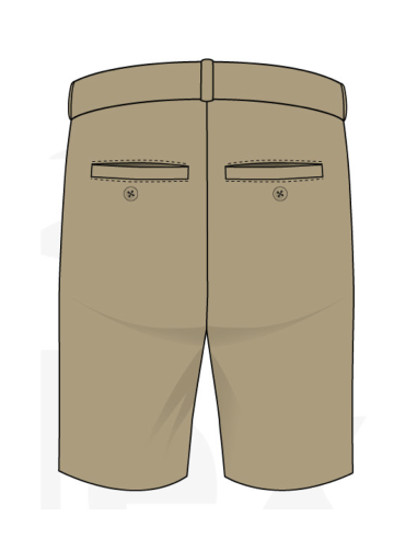 FRANCISCANAS PANTALÓN UNIFORME CORTO