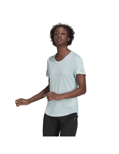 Adidas-Manga Corta-RUN IT TEE W