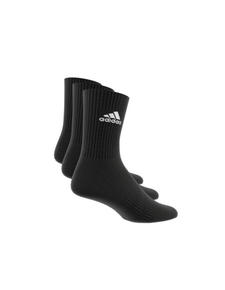 ADIDAS CALCETIN CUSH CRW 3PP NEGRO