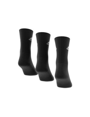ADIDAS CALCETIN CUSH CRW 3PP NEGRO