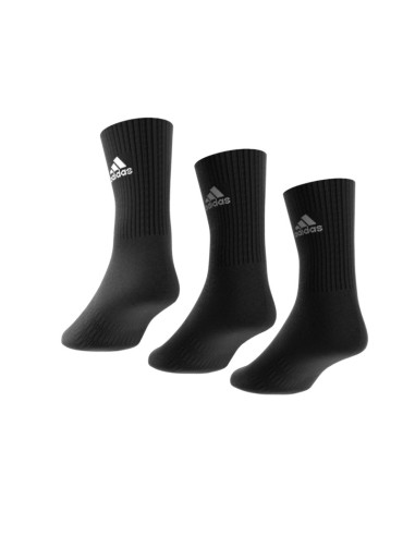 ADIDAS CALCETIN CUSH CRW 3PP NEGRO