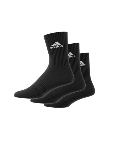 ADIDAS CALCETIN CUSH CRW 3PP NEGRO