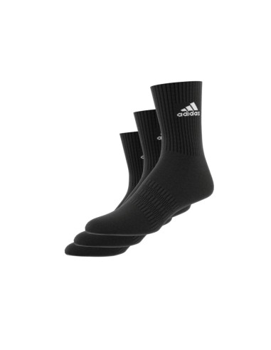 ADIDAS CALCETIN CUSH CRW 3PP NEGRO