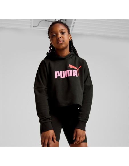 PUMA SUDADERA CROPPED NIÑA