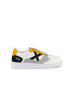 ZAPATILLAS MUNICH LEGIT KID 12 BLANCO/NEGRO/AMARILLO