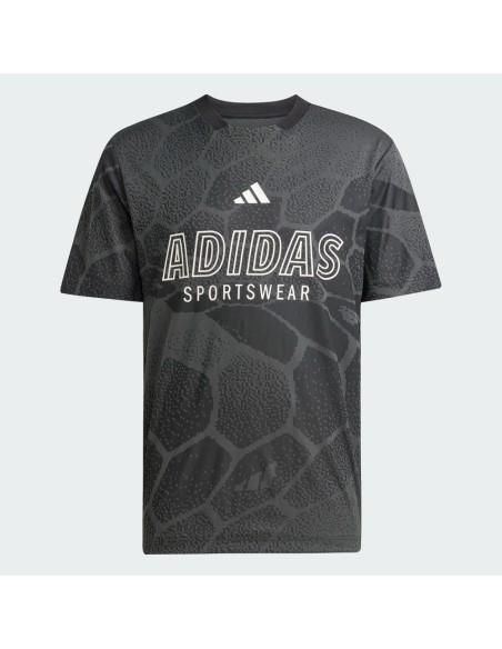 Camiseta manga corta Adidas-M TIRO SSJQ JSY-JC9455 GRIS ANTRACITA-HOMBRE