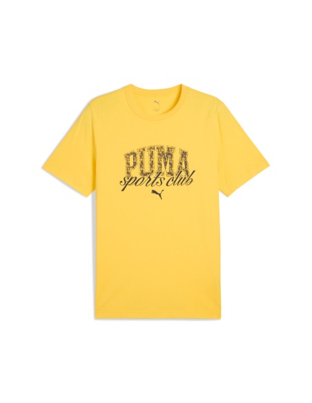 Camiseta Amarilla manga corta Puma-PUMA CLASS Graphic Tee-684643-55-AMARILLO UNISEX