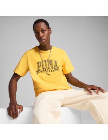 Camiseta Amarilla manga corta Puma-PUMA CLASS...