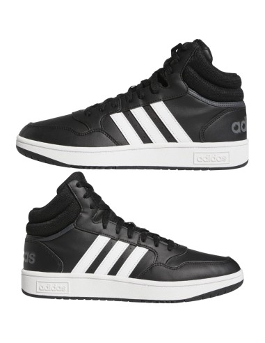 ADIDAS-HOOPS 3.0 MID NEGBÁS/FTWBLA/GRISEI