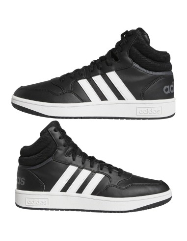 ADIDAS-HOOPS 3.0 MID NEGBÁS/FTWBLA/GRISEI