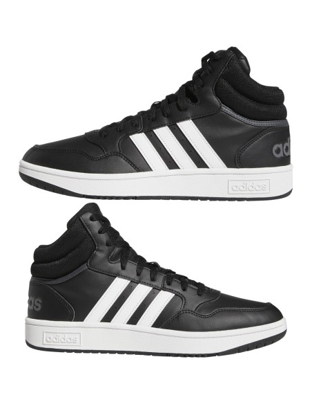 ADIDAS-HOOPS 3.0 MID NEGBÁS/FTWBLA/GRISEI