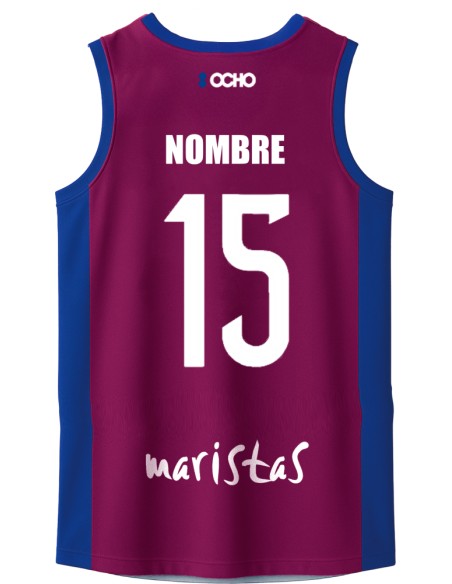 :OCHO CAMISETA VIOLETA MARISTAS BALONCESTO