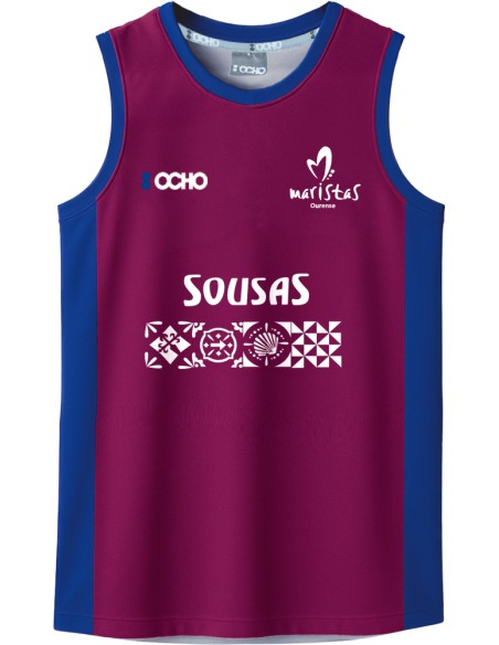 :OCHO CAMISETA VIOLETA MARISTAS BALONCESTO