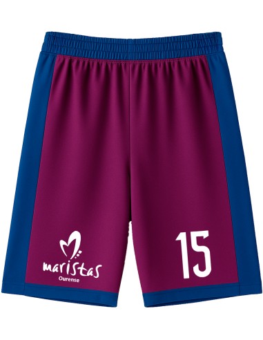 :OCHO PANTALON CORTO VIOLETA  MARISTAS