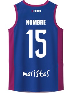 :OCHO CAMISETA AZUL MARISTAS BALONCESTO