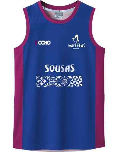 :OCHO CAMISETA AZUL MARISTAS BALONCESTO