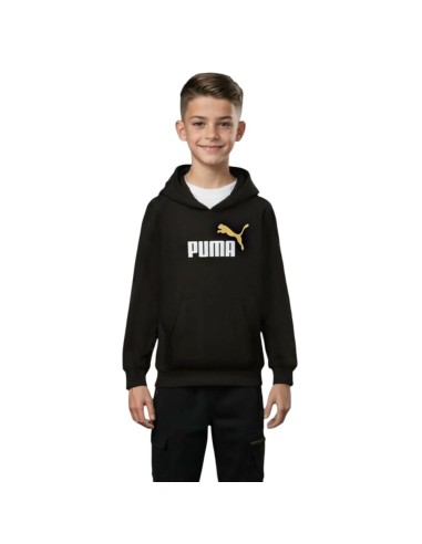 Sudadera negra PUMA ESS 2 COLOR Nº 1 LOGO...