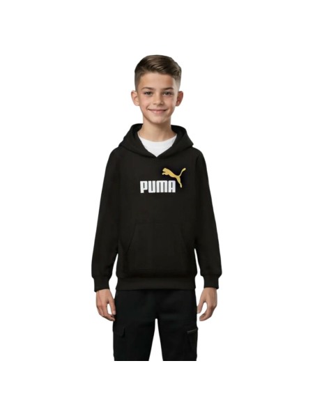 Sudadera negra PUMA ESS 2 COLOR Nº 1 LOGO HOODIE 685822-52