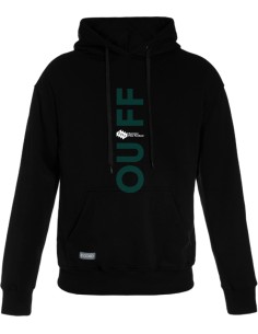 Sudadera oficial OUFF· Logo en verde y blanco