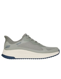Zapatillas Grises SKECHERS BOBS SQUAD 4 hombre Slip-ins 2